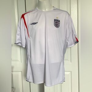 Umbro White England Men's Shirt